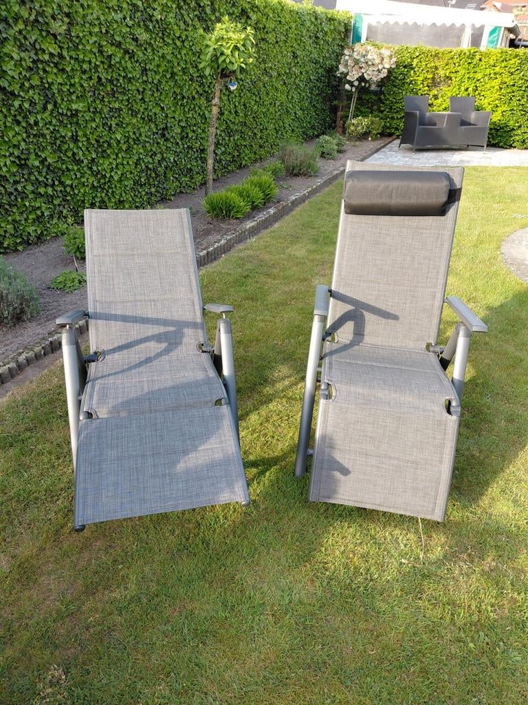 Te koop tuinstoelen en ligbed, Enlèvement, Utilisé, Réglable