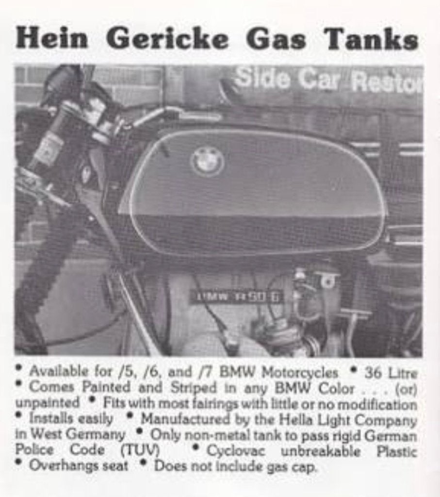 BMW R/5,6,7 motoren 36L kunstof benzine tank., Ophalen, Gebruikt