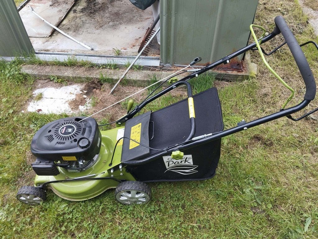 Grasmaaier op benzine als nieuw, Tuin en Terras, Ophalen, Central Park, Vampira1804@hotmail.com, Zo goed als nieuw