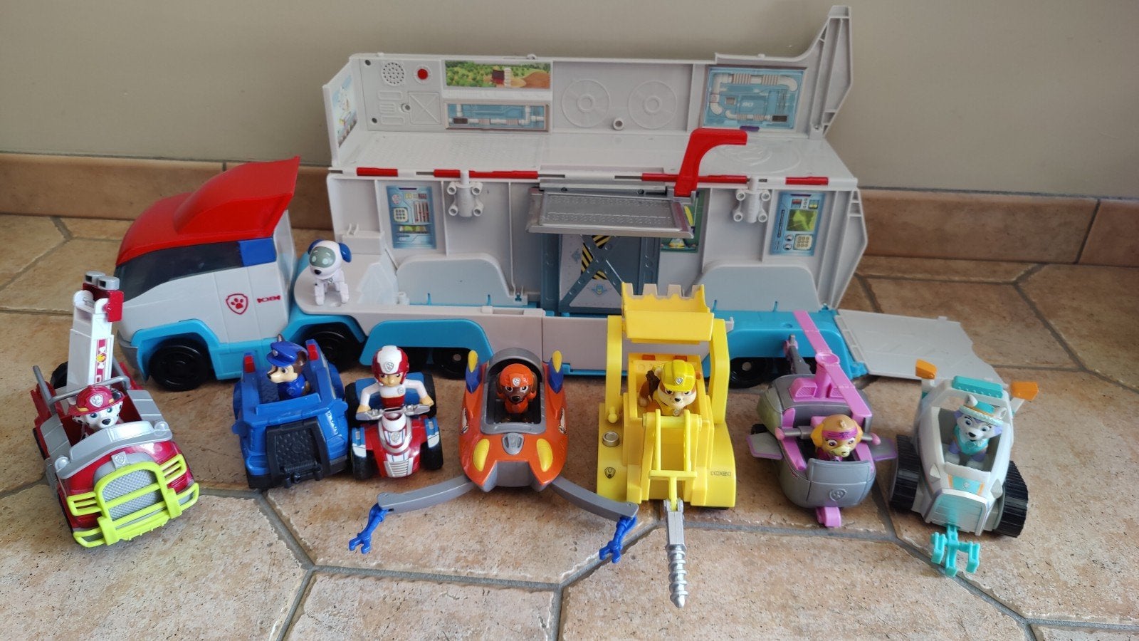 Grote set Paw Patrol, Kinderen en Baby's, Speelgoed | Actiefiguren, Ophalen
