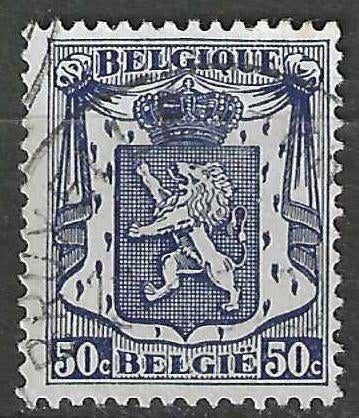 Belgie 1935 - Yvert 426 /OBP 426a - Klein staatswapen  (ST), Postzegels en Munten, Verzenden, Gestempeld, Gestempeld