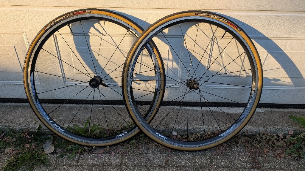 Shimano 105 11-speed tubeless wielen / Vittoria / Ultegra, Fietsen en Brommers, Wiel, Mountainbike, Ophalen of Verzenden, Zo goed als nieuw
