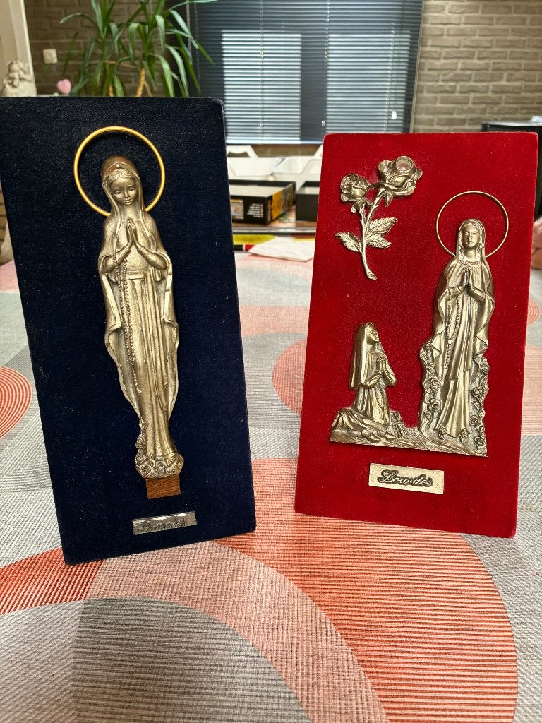 2 Maria beeltenissen, Antiek en Kunst, Ophalen