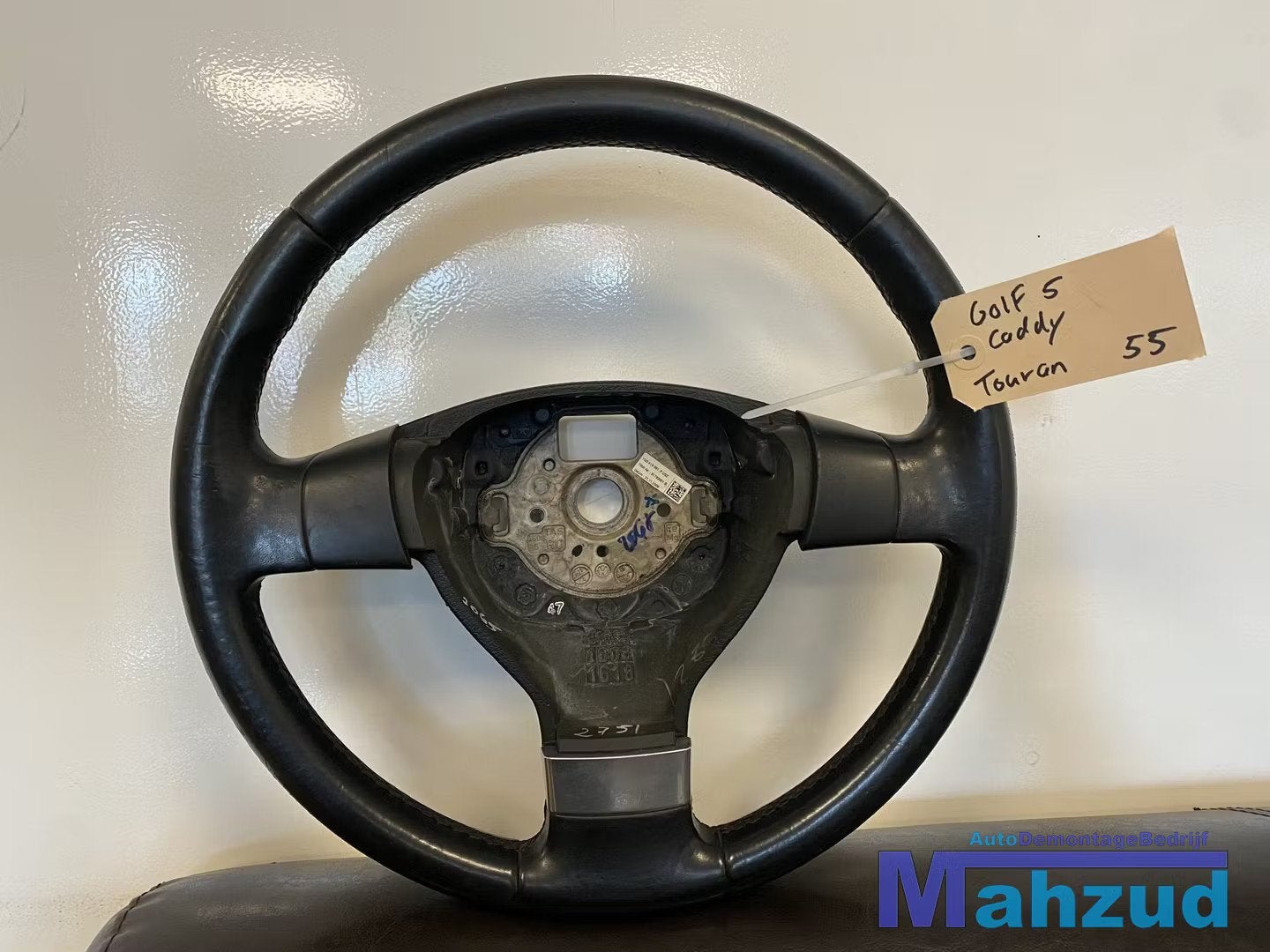 VW GOLF 5 TOURAN CADDY stuurwiel stuur leer, Auto-onderdelen, Besturing, Gebruikt, Volkswagen, Volkswagen AG, Vw@volkswagen.de