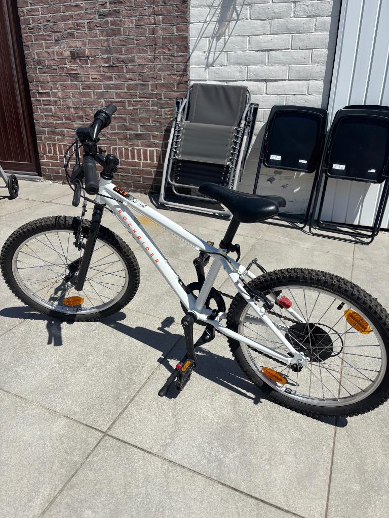 20inch jongensfiets, Fietsen en Brommers, Ophalen, Versnellingen, Zo goed als nieuw, Rockrider (Decathlon)