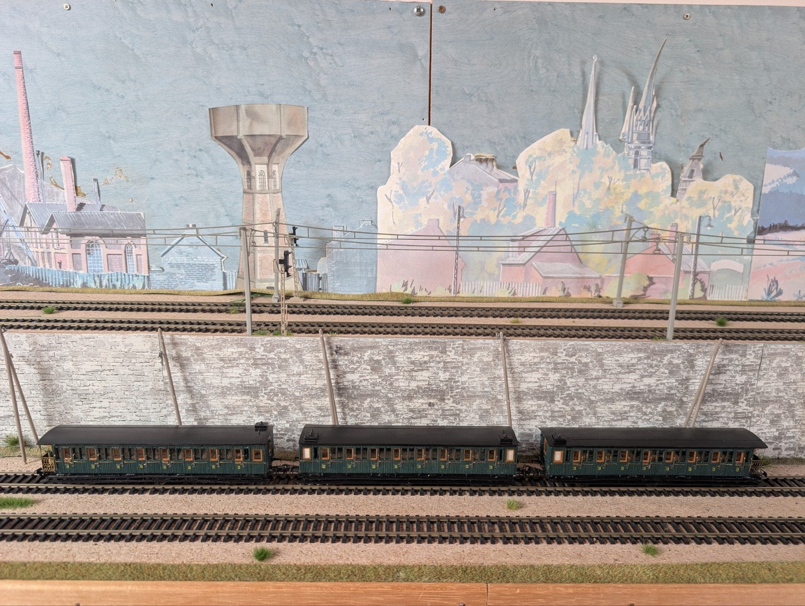 Jocadis HO 1/87 Set van 3 GCI Rijtuigen | DC | NMBS SNCB, Overige merken, Gelijkstroom, Ophalen of Verzenden, Analoog