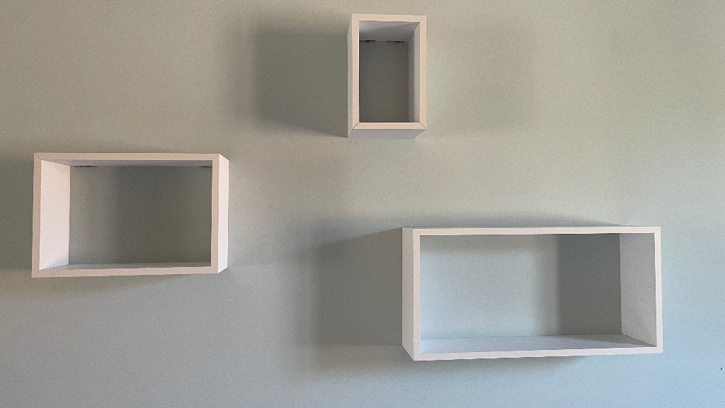 Drie mooie fris witte wandkastjes, Huis en Inrichting, Ophalen, Met plank(en), Nieuw, Minder dan 150 cm