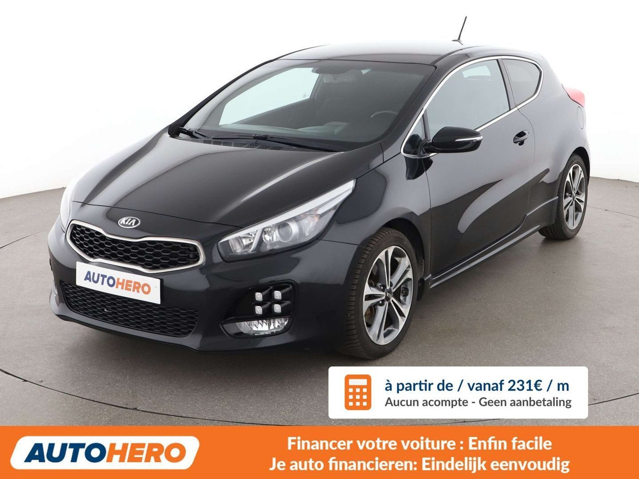 Kia ProCeed / pro_cee'd 1.6 CRDi GT Line (bj 2016), Auto's, Voorwielaandrijving, Gebruikt, Zwart, Parkeersensor