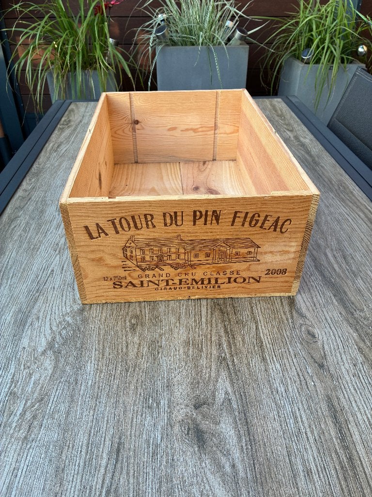 Coffret à vin - Saint-Emilion 2008 - La Tour Du Pin Figeac, Enlèvement ou Envoi, France, Vin rouge, Utilisé