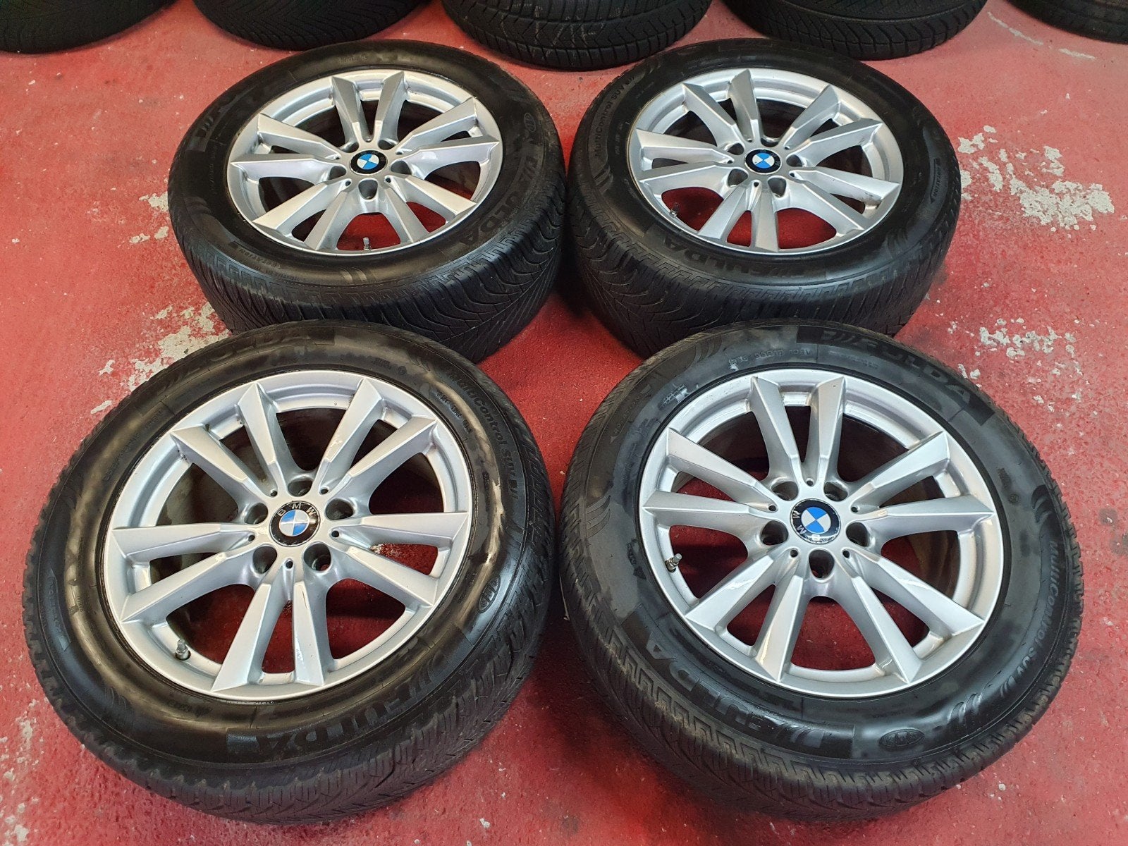 Jantes BMW origine 18" kit hiver X5 F15 +capteurs, Autos : Pièces & Accessoires, Enlèvement, Utilisé, BMW