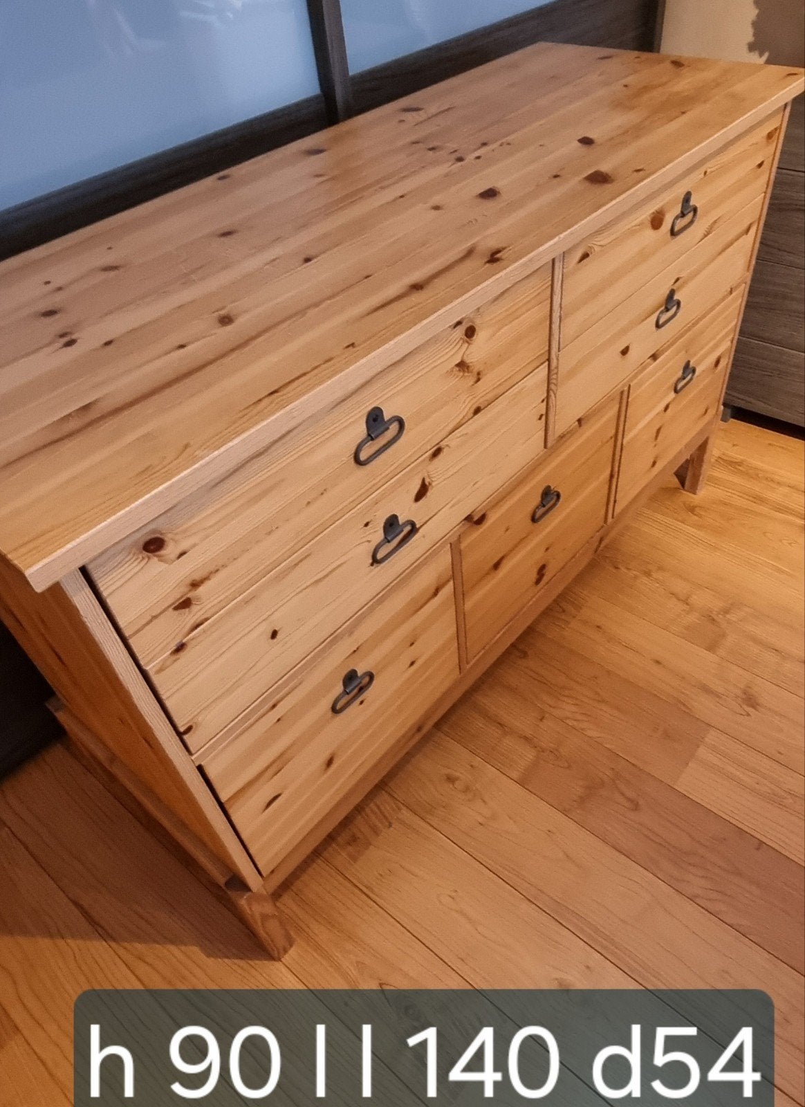 Commode en bon état en pin, Enlèvement
