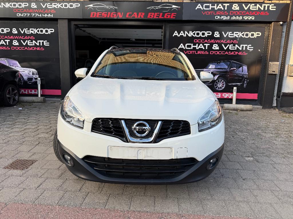 Nissan Qashqai 1.6DCI Panoramavigatie 125 km, Auto's, Nissan, Euro 5, Parkeersensor, Zwart, Wit
