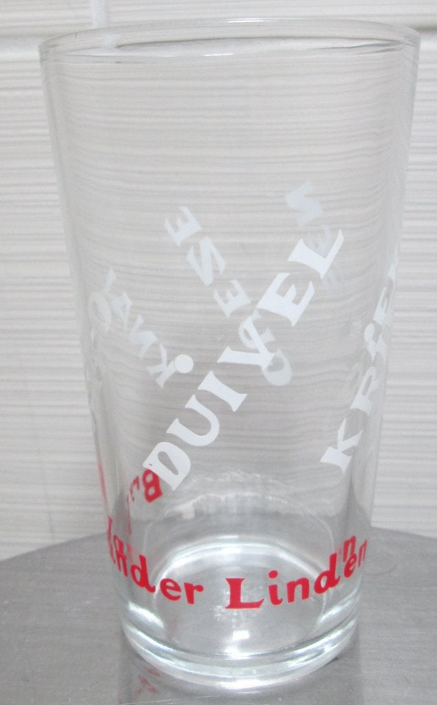 Glas van brouwerij Vander Linden (Halle), Verzamelen, Biermerken, Zo goed als nieuw, Glas of Glazen, Overige merken, Ophalen of Verzenden