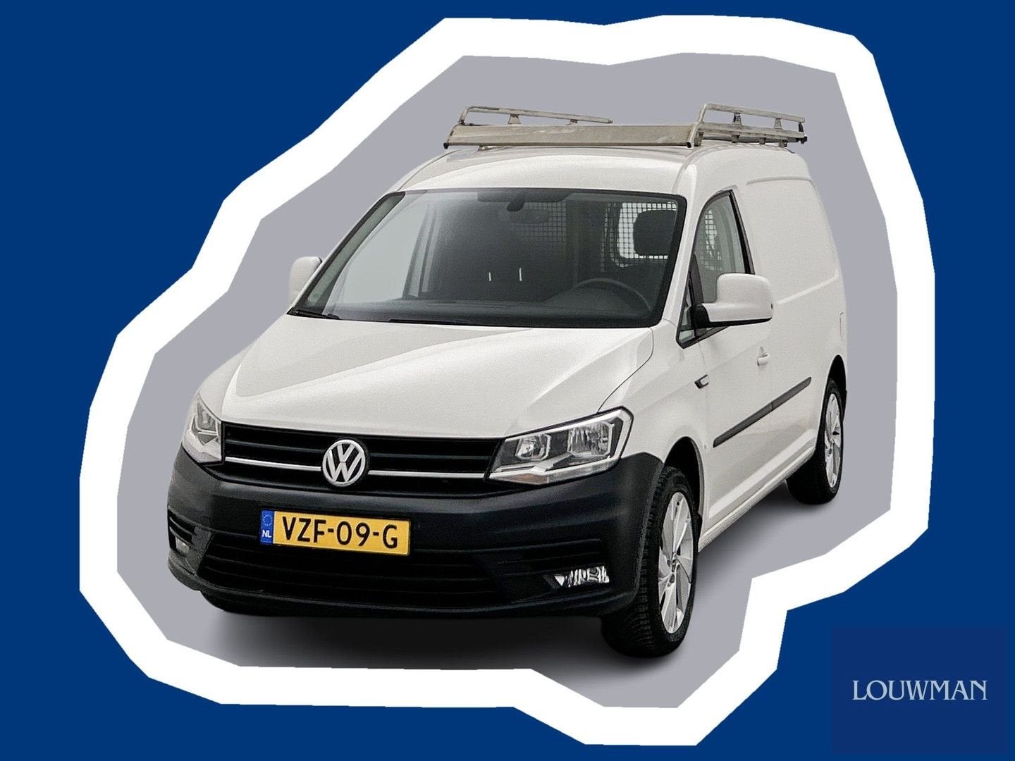 Volkswagen Caddy 2.0 TDI L2H1 BMT Maxi Navigatie Imperiaal T, Automaat, 135 g/km, Electronic Stability Program (ESP), Wit
