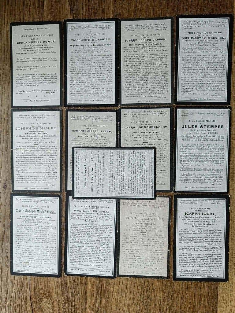 VLUCHTELINGEN GERAARDSBERGEN 1914-18, Verzamelen, Verzenden, Overige soorten, Overige typen
