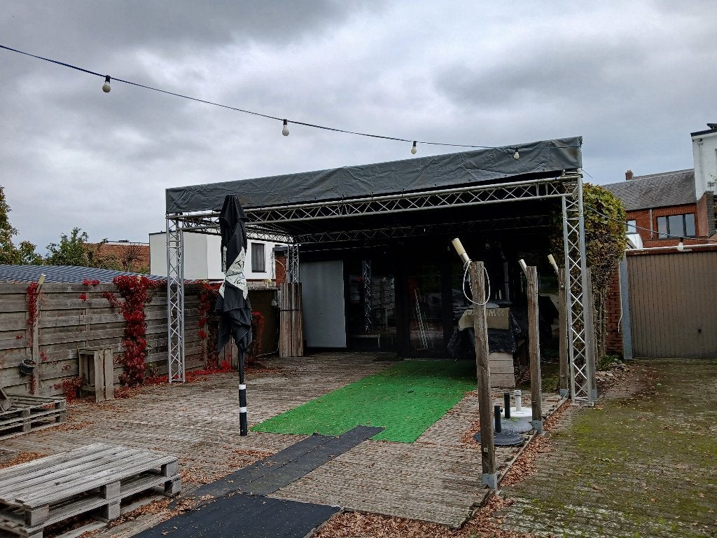 Truss tent, Ophalen