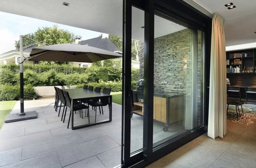 Aluminium schuifraam reynaers., Doe-het-zelf en Bouw, Ophalen, Gebruikt, Aluminium