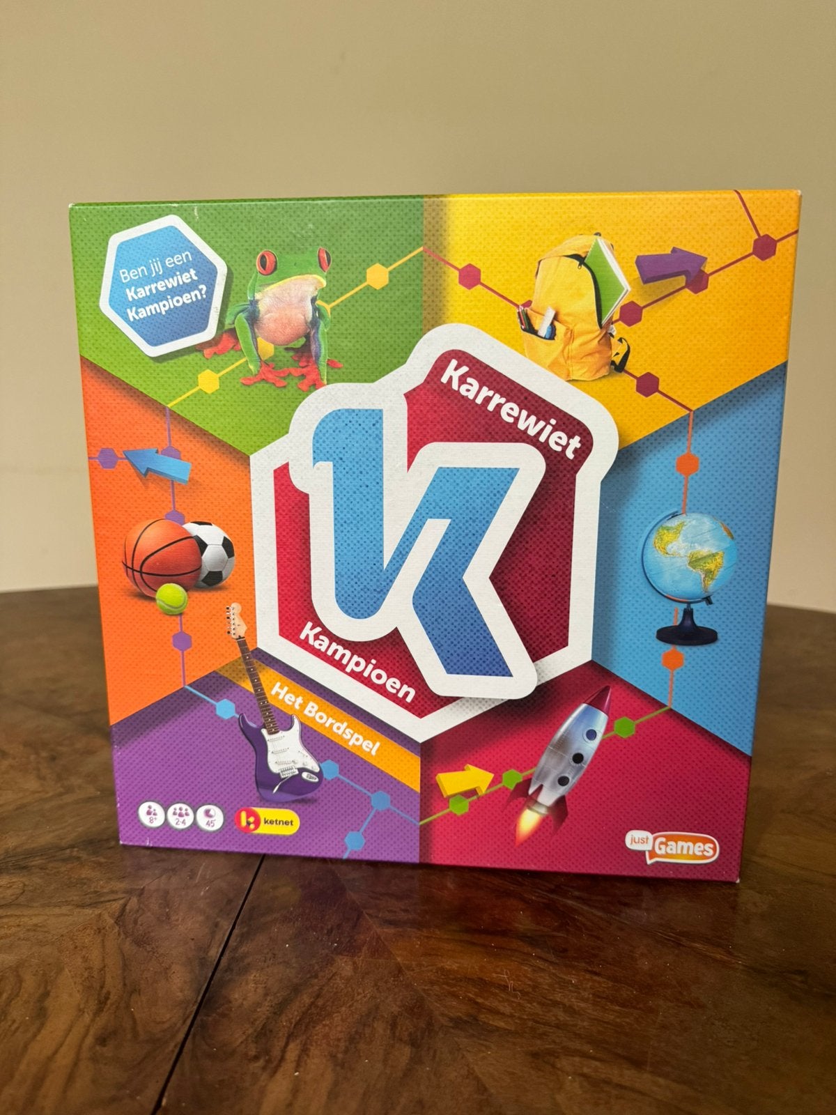 Karrewiet Kampioen Het Bordspel, als nieuw!, Ophalen, Zo goed als nieuw
