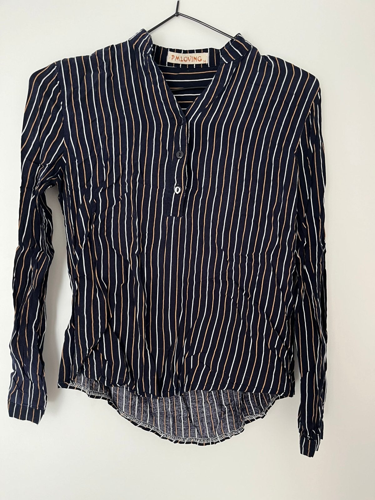 PM Loving gestreepte blouse tuniek marineblauw (maat 34/XS), Verzenden, Nieuw, Maat 34 (XS) of kleiner, Blauw