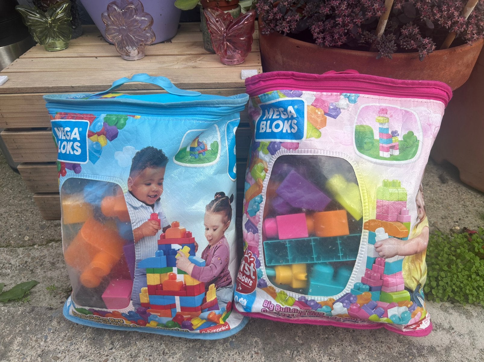 Megabloks met extra trein, Ophalen of Verzenden, Gebruikt, Megabloks