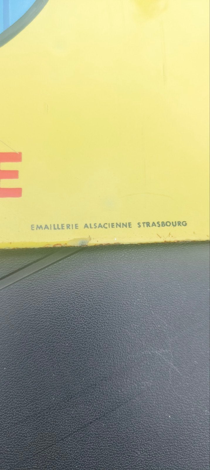Flamigaz emaille plaat, Verzamelen, Ophalen of Verzenden, Gebruikt, Reclamebord