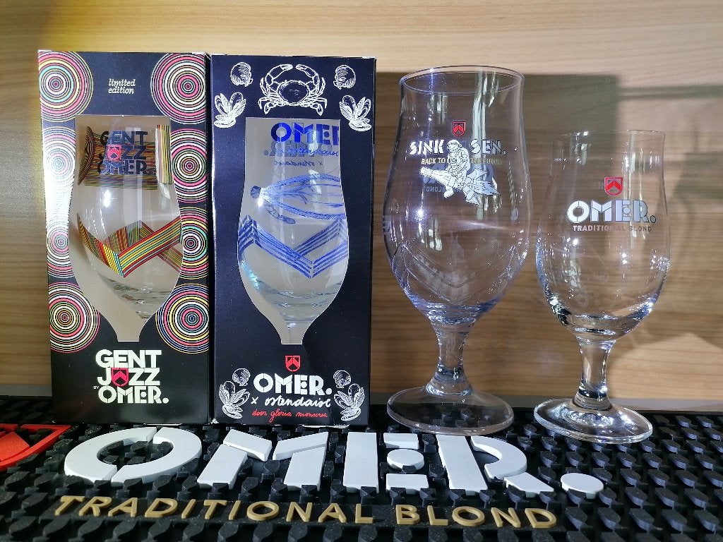 4 speciale Omer glazen, Verzamelen, Ophalen
