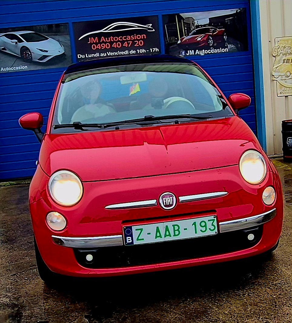 Fiat 500 twinair 900cc turbo, Rouge, Euro 5, Achat, Entreprise