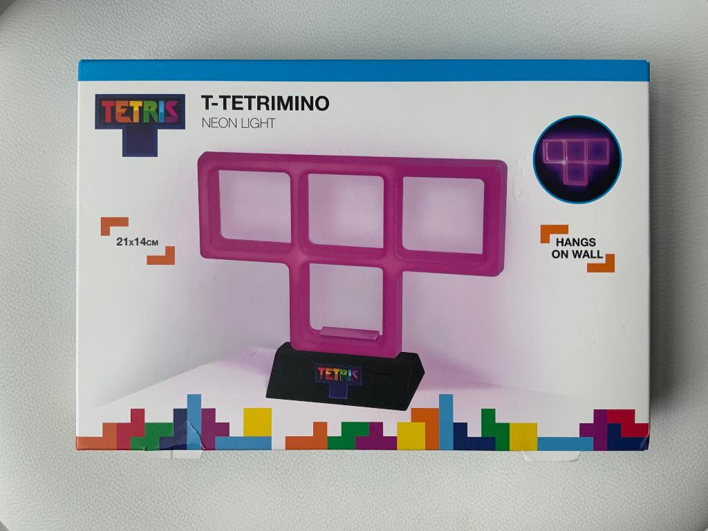Lampe néon Tetris "T-Tetrimino", Maison & Meubles, Lampes | Appliques, Enlèvement ou Envoi, Neuf, Rétro