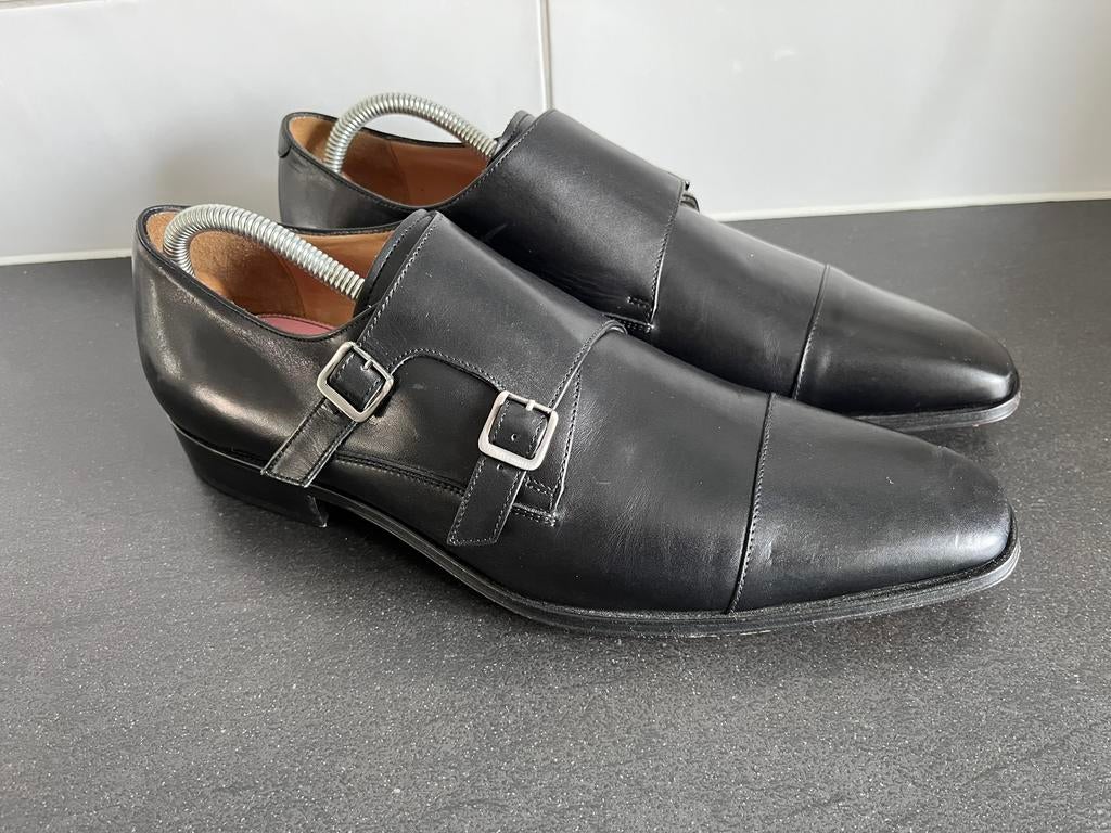 Van Bommel herenschoenen maat 10 / 44 weinig gedragen, Kleding | Heren, Schoenen, Zwart, Ophalen of Verzenden, Gespschoenen, Zo goed als nieuw