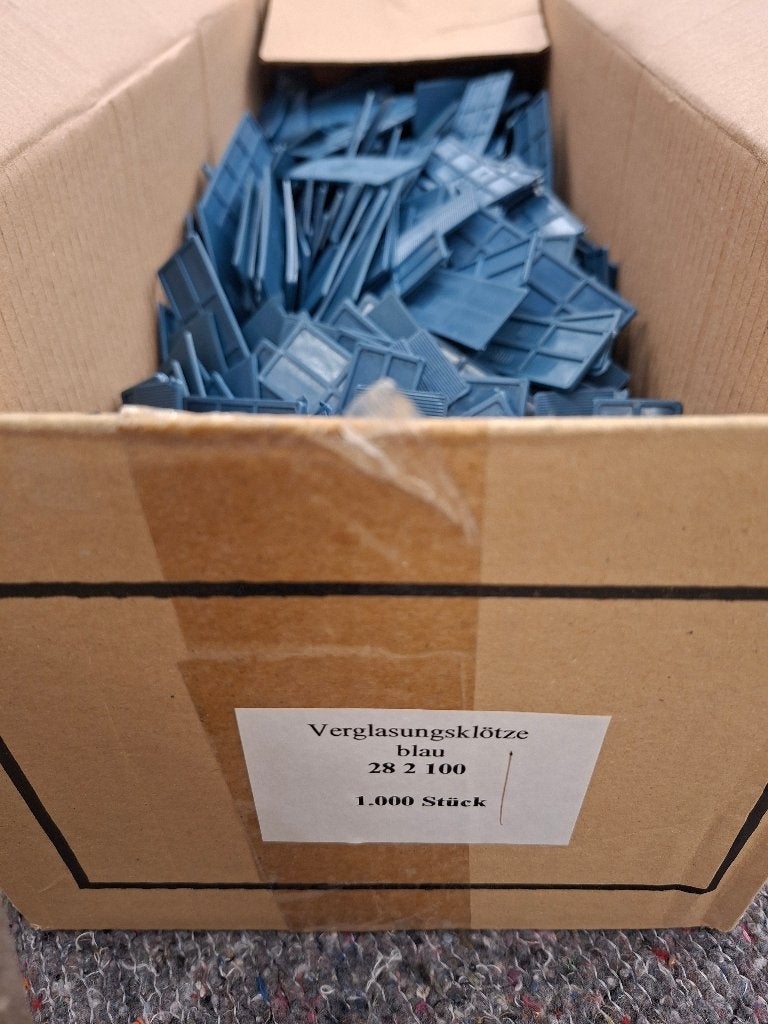 Vulblokjes 1 tot 5mm per 1000 stuks, Bricolage & Construction, Quincaillerie & Fixations, Enlèvement, Neuf, 50 à 100 mm, Autres types