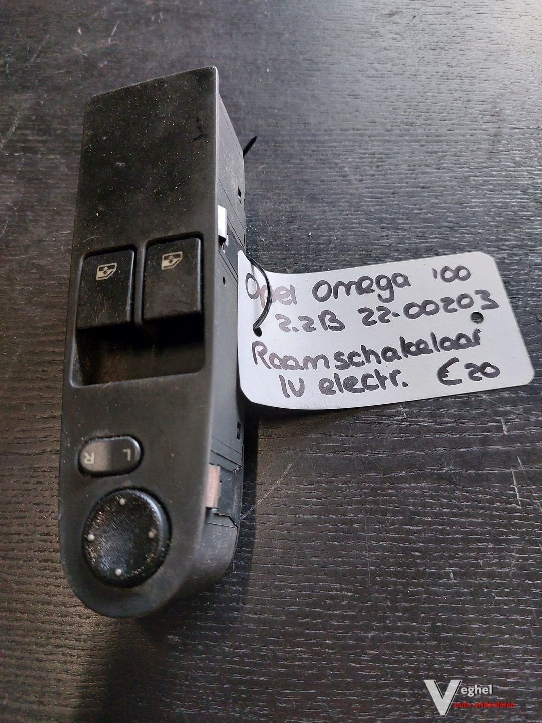 Opel Omega raamschakelaar lv '00, Gebruikt, -, -, Ophalen of Verzenden