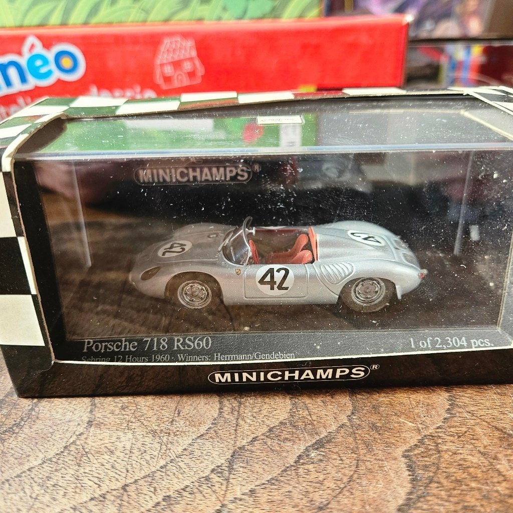 Minichamps Porsche 718 RS60 Sebring 12 Hrs 1960 1/43, Enlèvement ou Envoi, Neuf, Voiture, MiniChamps