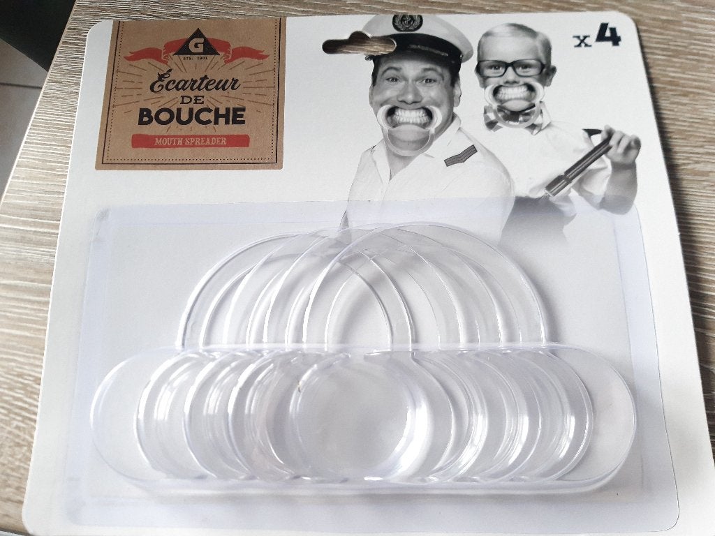 Ecarteur de bouche pour jeu « mache-mots », Neuf, 1 ou 2 joueurs, Enlèvement, GiFI