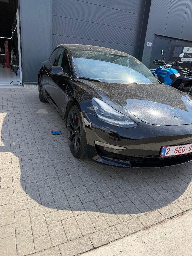 Tesla model 3 performance 82kwh, Auto's, Automaat, Zwart, 1865 kg, Zwart
