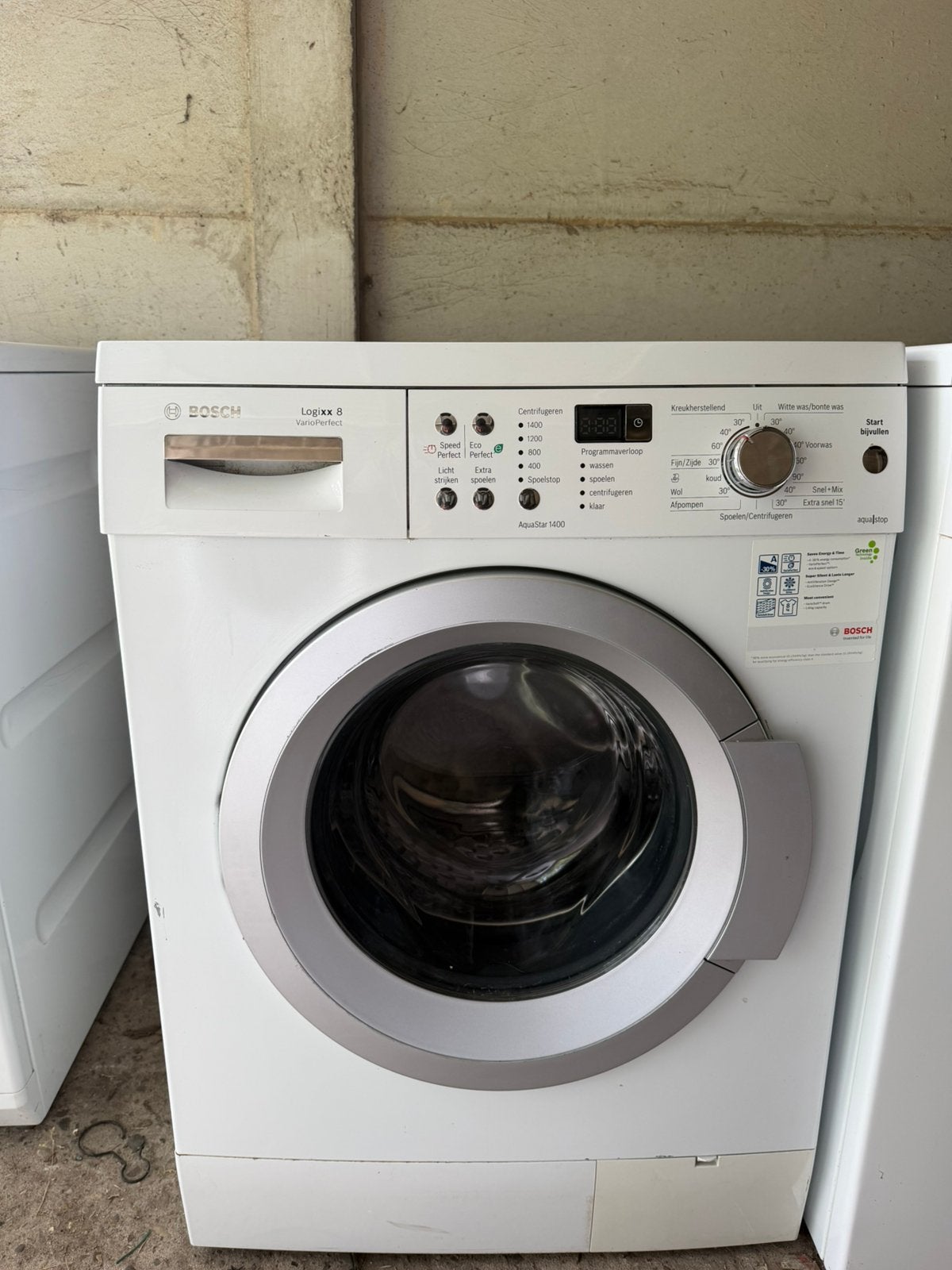 MACHINE À LAVER BOSCH 8KG A+++ (GARANTIE), Electroménager, Enlèvement, Comme neuf