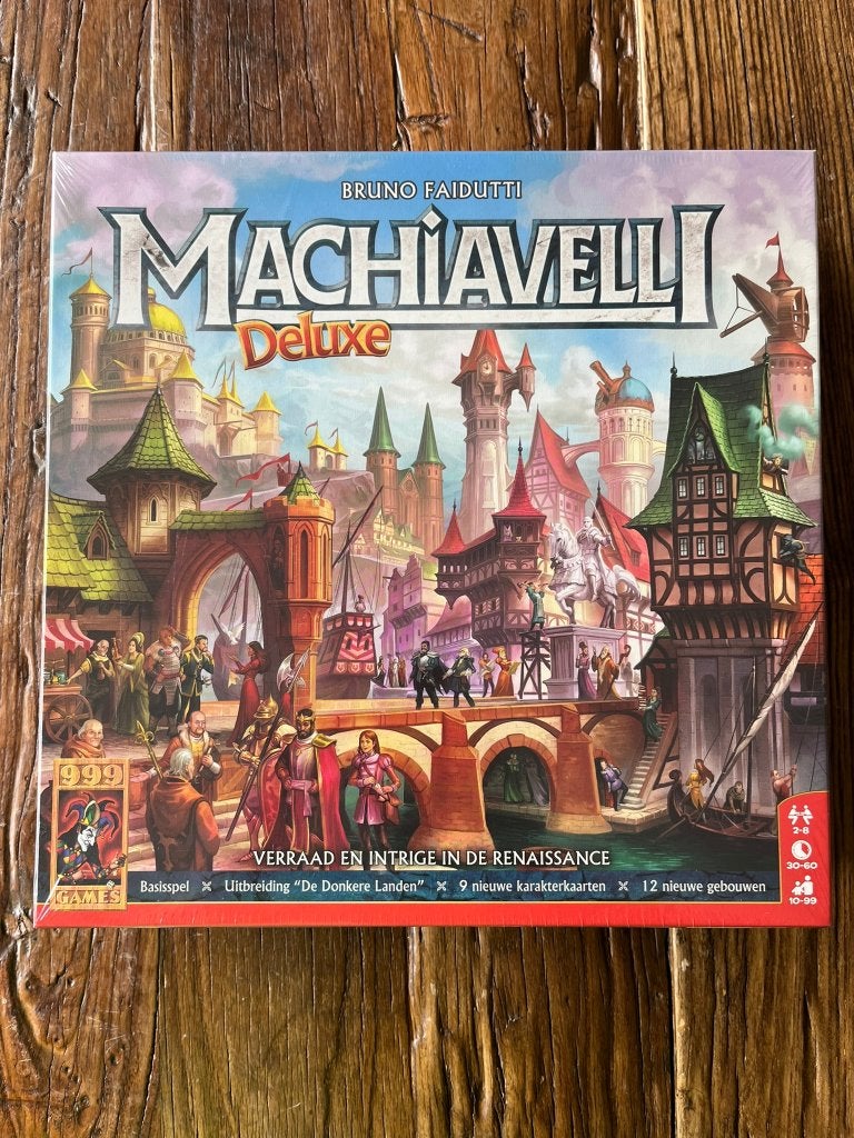 Machiavelli Deluxe – nieuw, ongeopend in plastiek!, Ophalen of Verzenden, Nieuw, 999 games