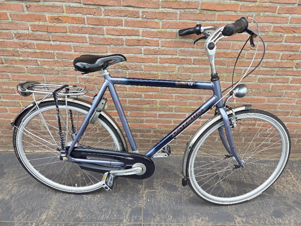 Herenfietsen te koop, Fietsen en Brommers, Ophalen, Gebruikt, Velgrem, Versnellingen