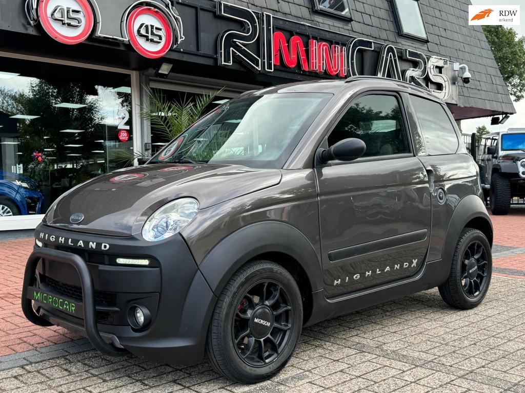 Microcar Mgo brommobiel Highland X | Hoge instap | 2016 Gara, Divers, Microcar, R
r  rr, Utilisé, Info@riminicars.nl