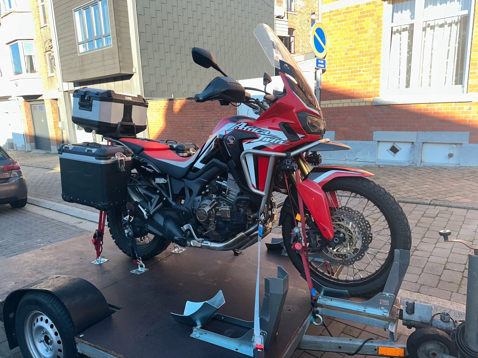 Aanhangwagen 2 - 3 motoren 750kg, Enlèvement, Comme neuf