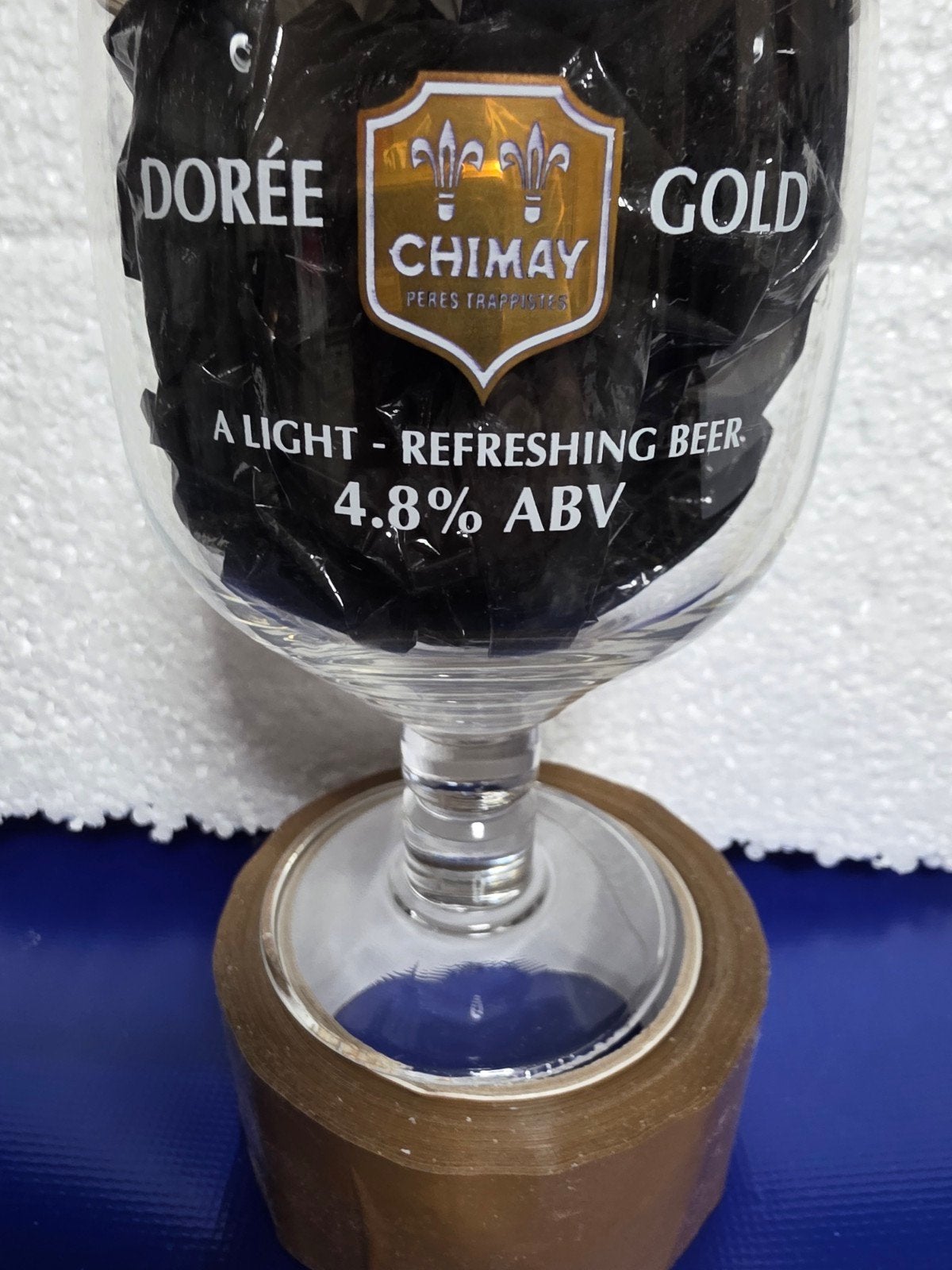 Dorée   Gold A Light refreshing beer 4.8% ABV, Collections, Enlèvement ou Envoi, Comme neuf, Verre à bière