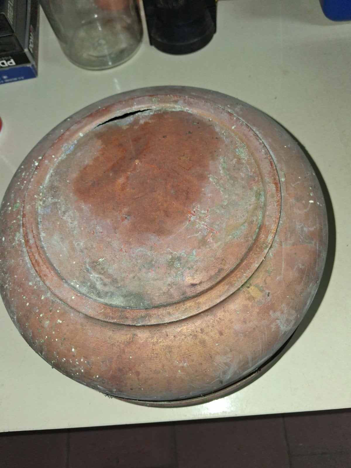 koperen potten, Antiek en Kunst, Ophalen of Verzenden, Koper