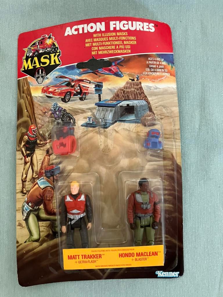 Blister figurines Mask Matt Tracker, Kinderen en Baby's, Speelgoed | Actiefiguren, Ophalen of Verzenden, Zo goed als nieuw