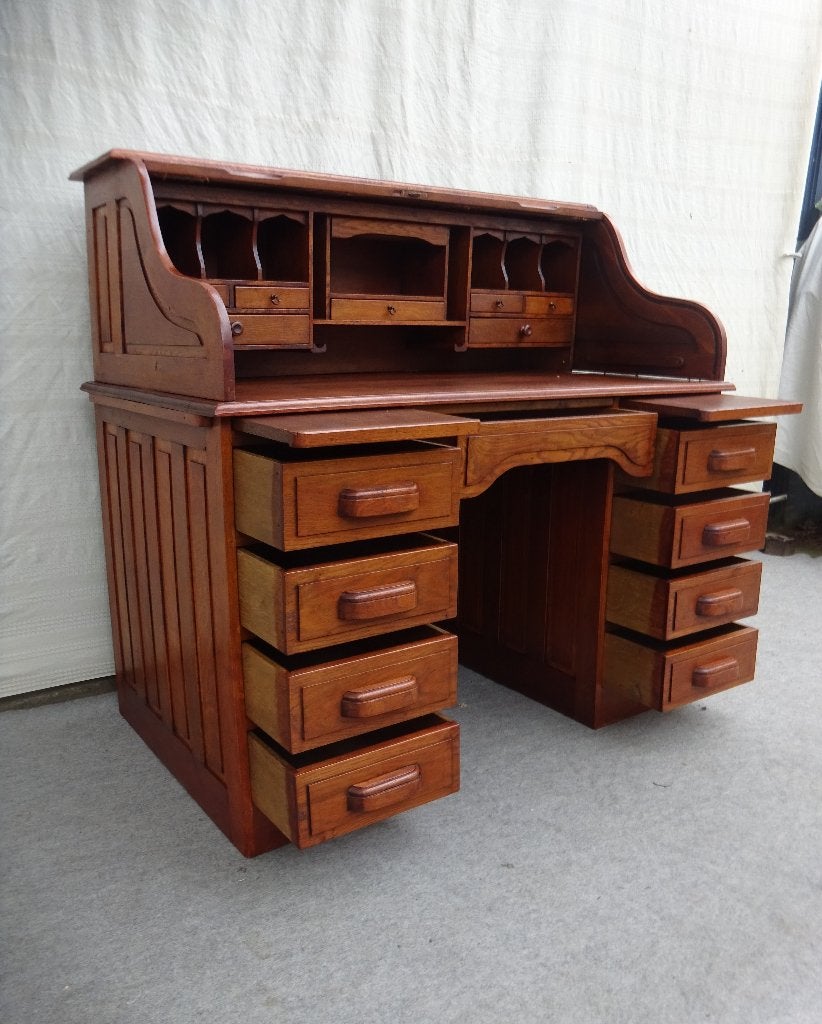 bureau à volets roulants, bureau, secrétaire, Maison & Meubles, Enlèvement ou Envoi, Utilisé