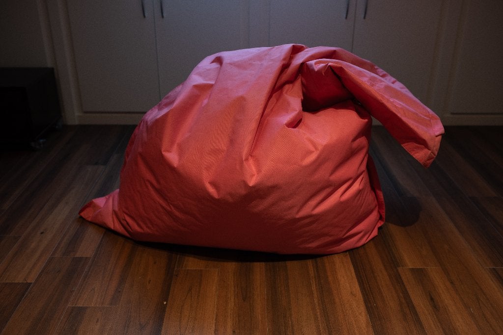 Gros pouf Big Georges rose, Ophalen, Gebruikt, Roze, Zitzak