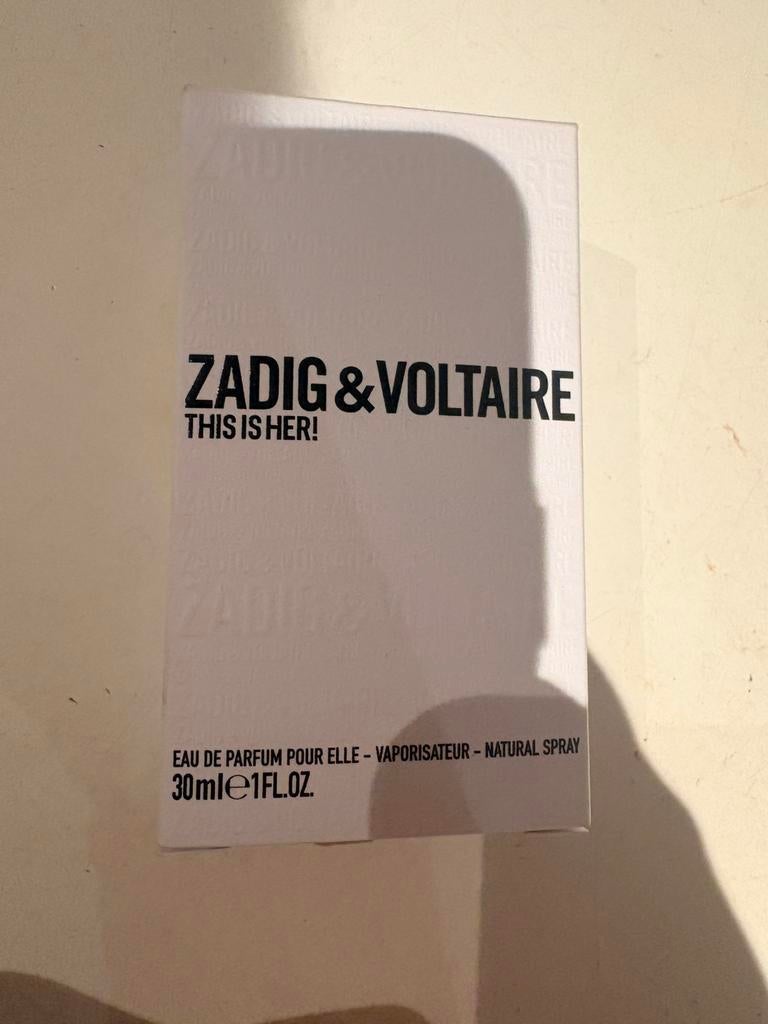 Parfum zadig&voltaire this is her!, Bijoux, Sacs & Beauté, Enlèvement, Neuf