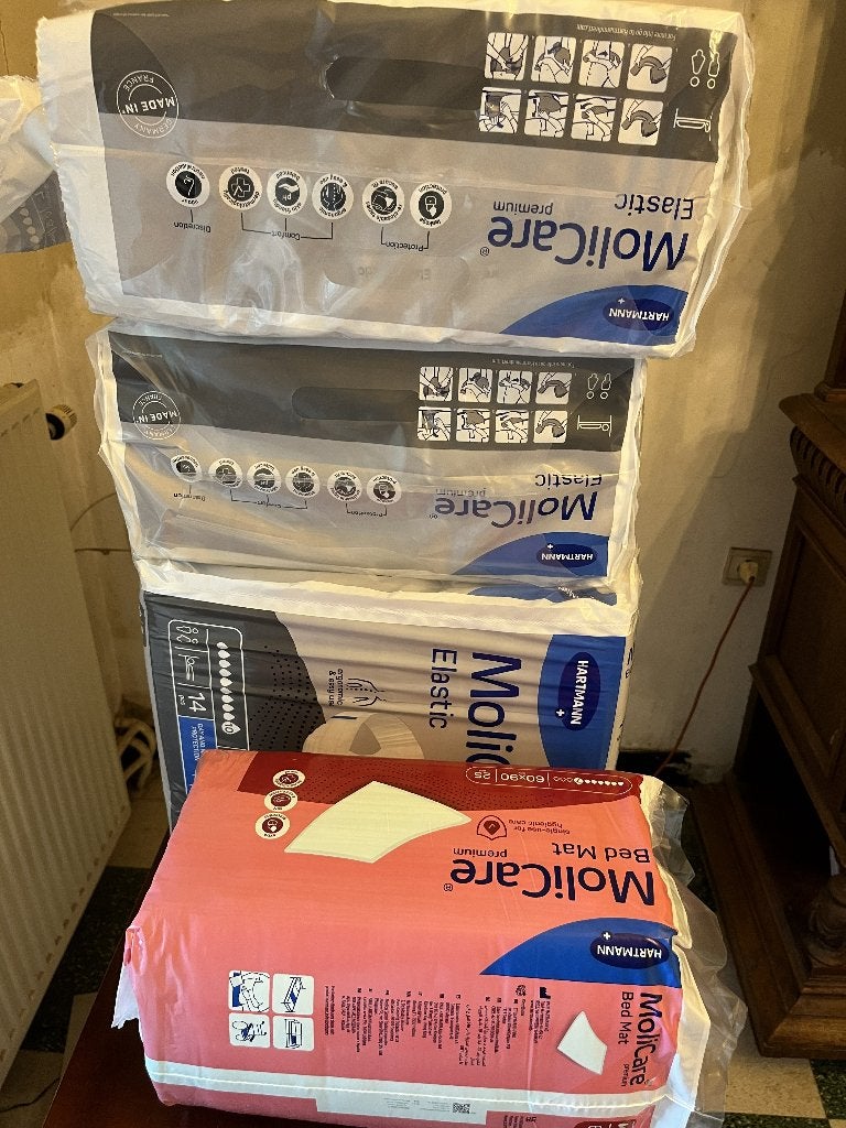 langes et alèses à donner, Ophalen, Nieuw