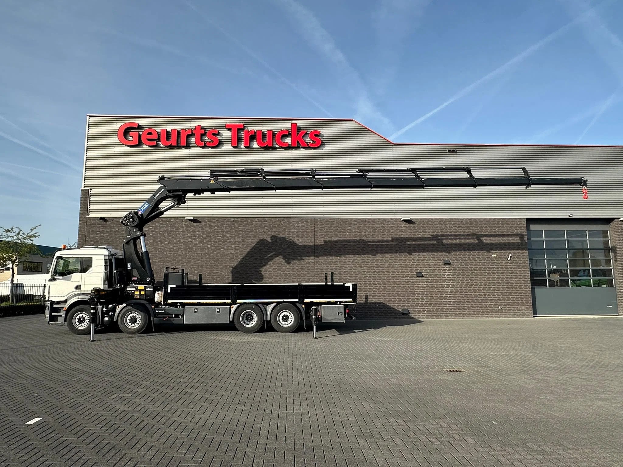 MAN TGS 35.510 8X4H BL BAKWAGEN +HMF 7020 K7 KRAAN/KRA.CRANE, Autos, Achat, 375 kW, Euro 6, Boîte manuelle