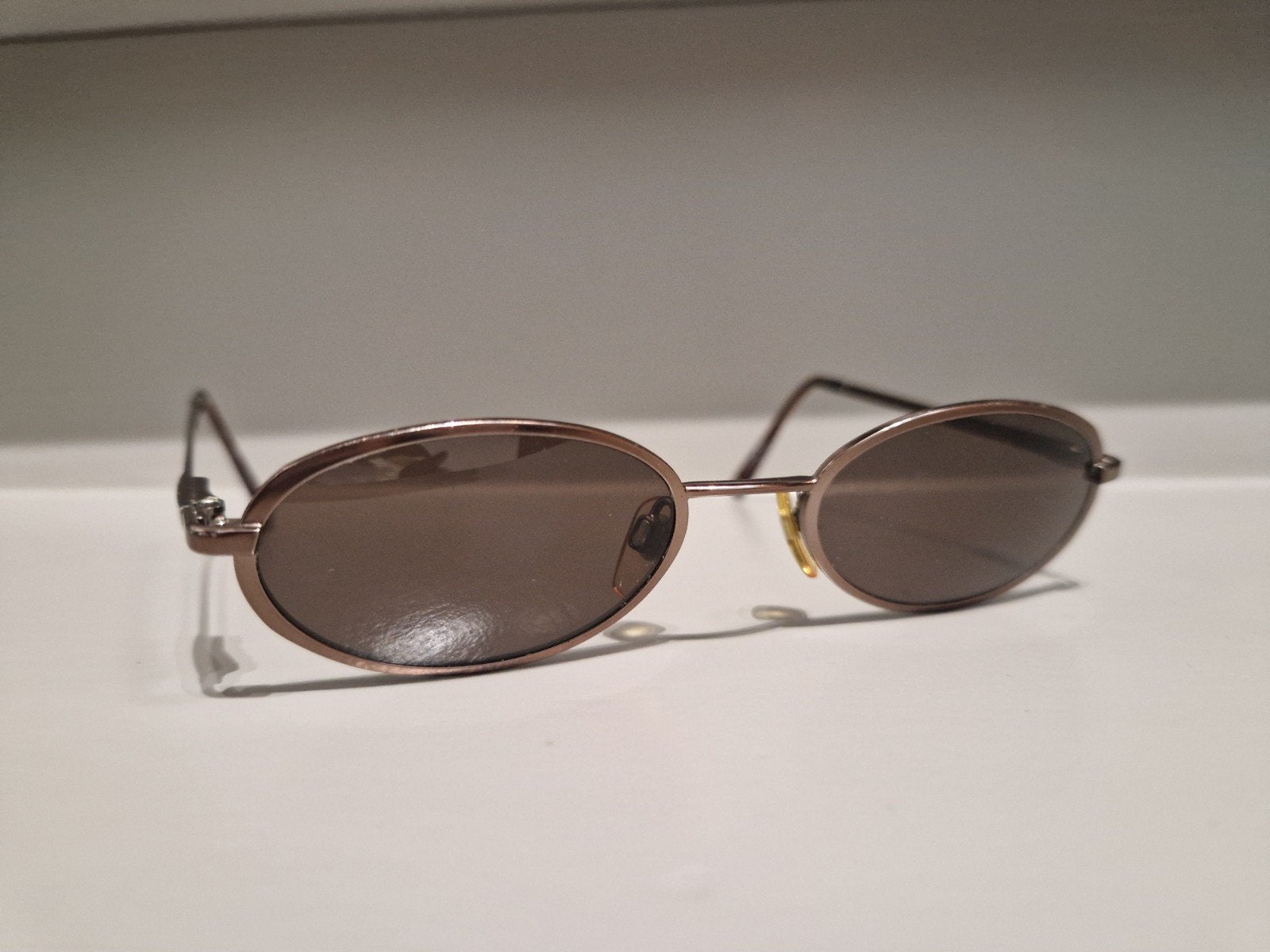 Zonnebril Giorgio Armani, Bijoux, Sacs & Beauté, Enlèvement ou Envoi, Utilisé, Brun, Lunettes de soleil