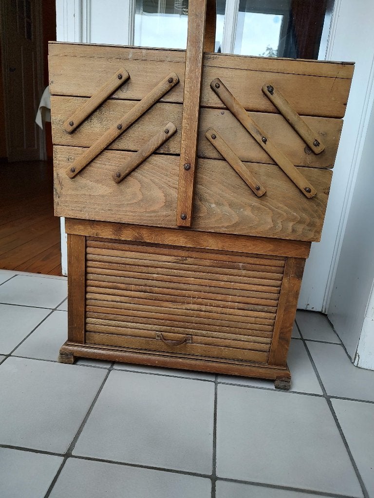 naaibakje vintage, Ophalen, Gebruikt
