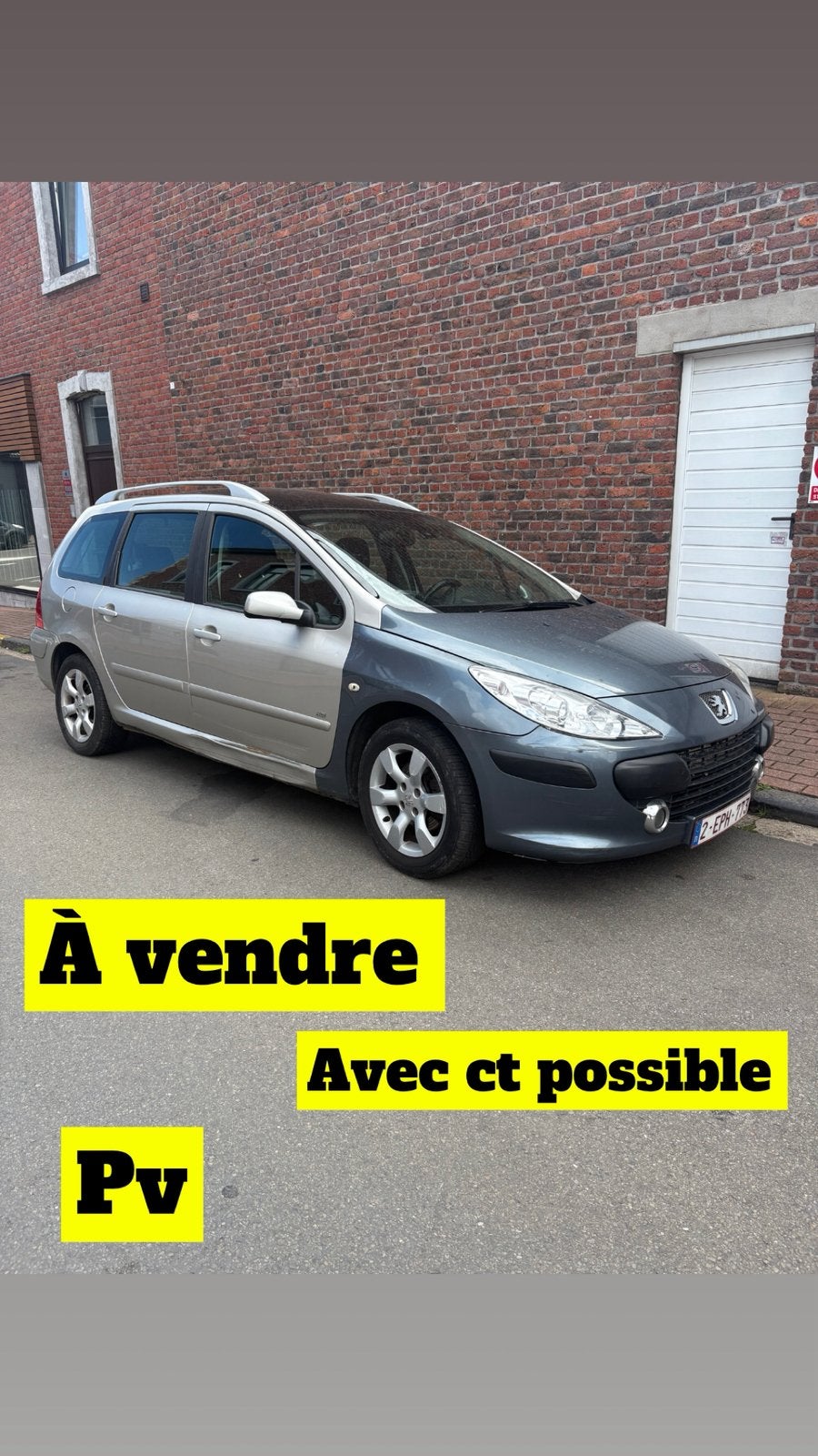 Peugeot 307 break, Enlèvement, Peugeot